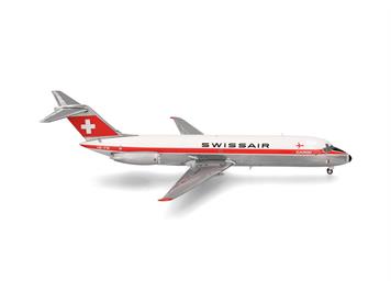 Herpa 573344 Swissair Douglas DC-9-30F HB-IFW Payerne - Massstab 1:200