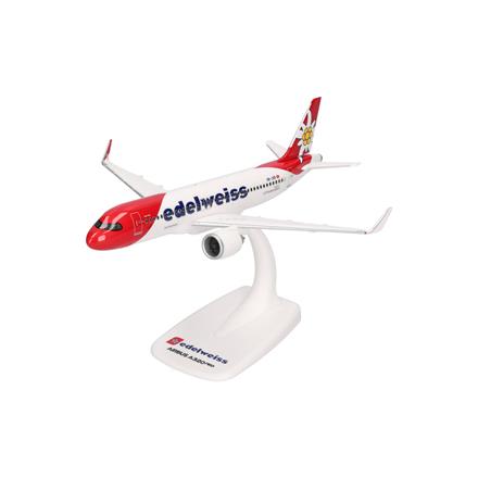 Herpa 615143 Edelweiss Air Airbus A320neo - HB-JDB "Hoch-Ybrig" - Massstab 1:200