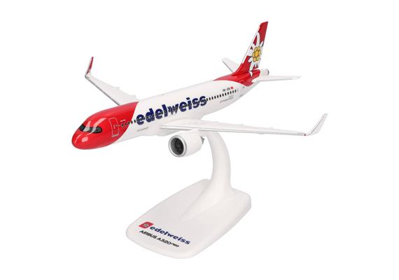 Herpa 615143 Edelweiss Air Airbus A320neo - HB-JDB "Hoch-Ybrig" - Massstab 1:200 | Bild 1