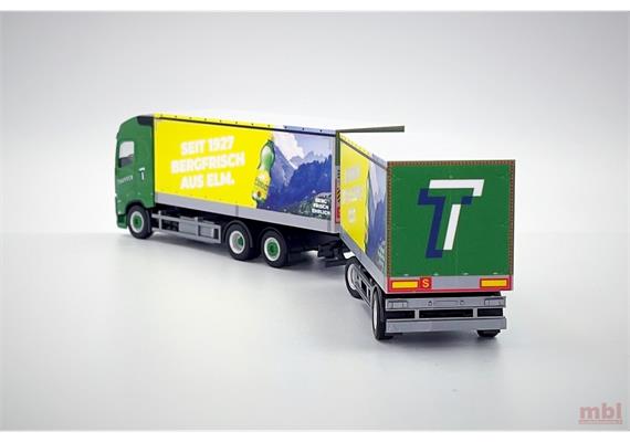 Herpa 957212 Volvo FH GL Planen-Hängerzug "Traveco/Elmer Citro" - H0 (1:87) | Bild 3