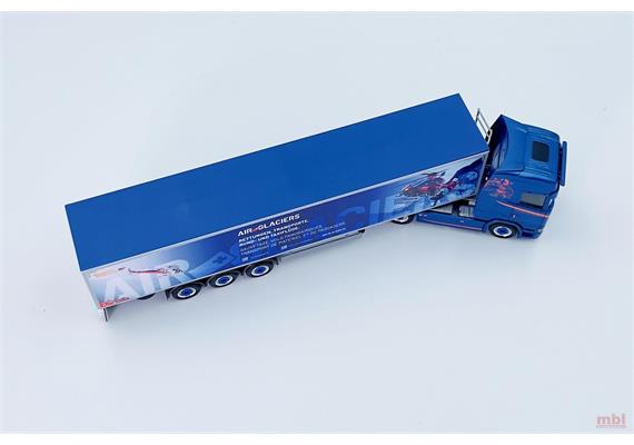 Herpa 957229 Scania CS20 HD Schubboden-Sattelzug "Rüegsegger/Air Glacier" (CH) - H0 (1:87) | Bild 5