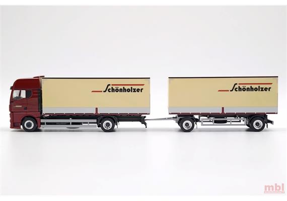Herpa 962223 MAN TGX GX Koffer-Hängerzug "Schönholzer" - H0 (1:87) | Bild 2
