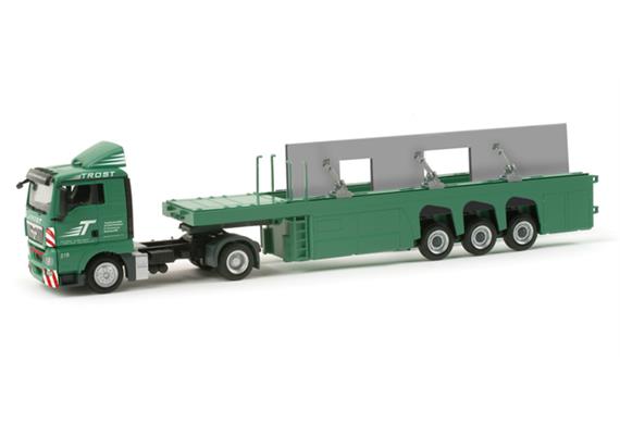 Herpa MAN TGX XL Betonteile "Trost - Kranverleih"