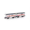 Hobbytrain H24253 2er Set Bahnbauwagen K3 SERSA, Ep.V - N (1:160)