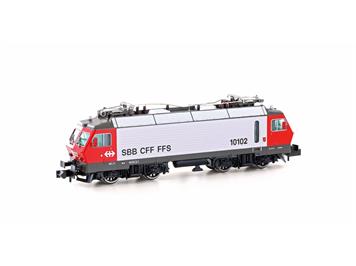 Hobbytrain H28404 SBB E-Lok Re 4/4 10102 hellgrau, Ep. IV - N (1:160)