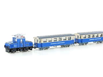 Hobbytrain H43104S Zugspitzbahn Tal-Lok, 2 Personenwagen, Ep.V, digital m. Sound - H0