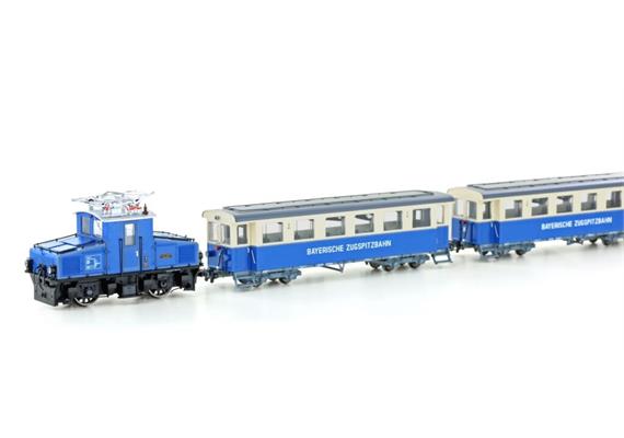 Hobbytrain H43105S Zugspitzbahn Tal-Lok, 2 Personenwagen, Ep.V, digital m. Sound - H0m