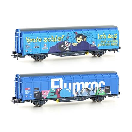 Hobbytrain H45103 SBB 2-achsiger Schiebewandwagen Hbbillns, Heute schlaf ich aus, Ep.VI