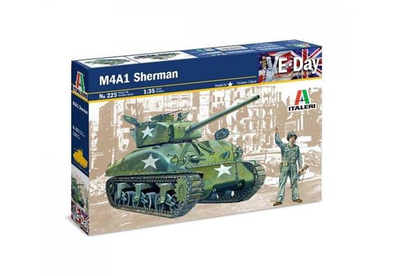Italeri 0225 Sherman M4A1 "V-DAY" Special Edition - Massstab 1:35 | Bild 1