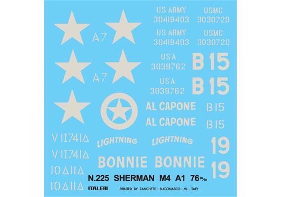 Italeri 0225 Sherman M4A1 "V-DAY" Special Edition - Massstab 1:35 | Bild 4