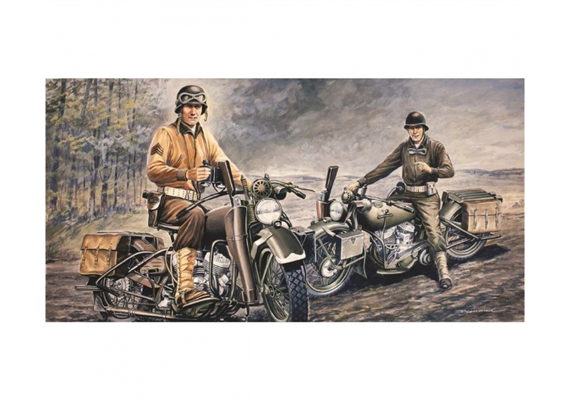 Italeri 0322 U.S. Motorräder WWII - Massstab 1:35 | Bild 2