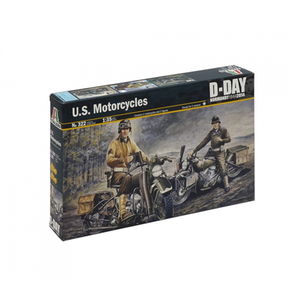 Italeri 0322 U.S. Motorräder WWII - Massstab 1:35