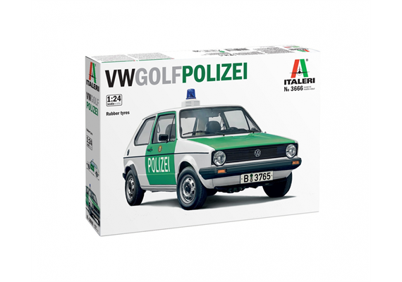 Italeri 03666 VW Golf “POLIZEI” - Massstab 1:24 | Bild 1