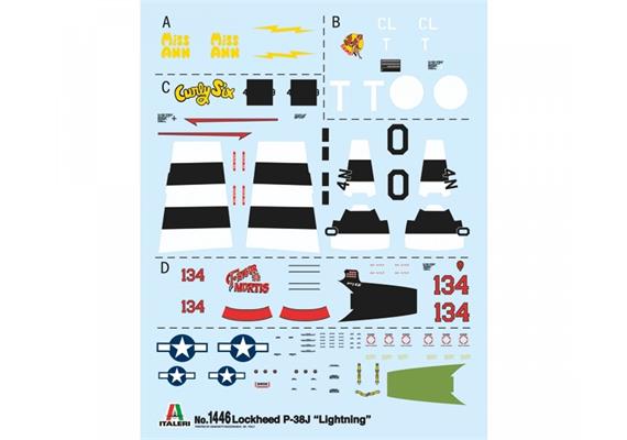 Italeri 1446 US P-38J Lightning - Massstab 1:72 | Bild 5