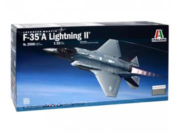 Italeri 2506 F-35 A Lightning II Lockheed Martin CTOL Version mit 6 Decal-Vers. - 1:32