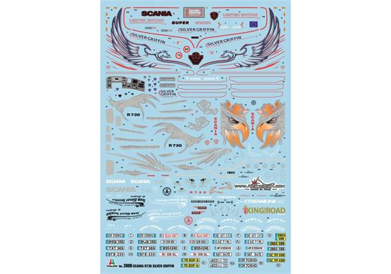 Italeri 3906 Scania R730 Streamline 4x2 - Massstab 1:24 | Bild 4