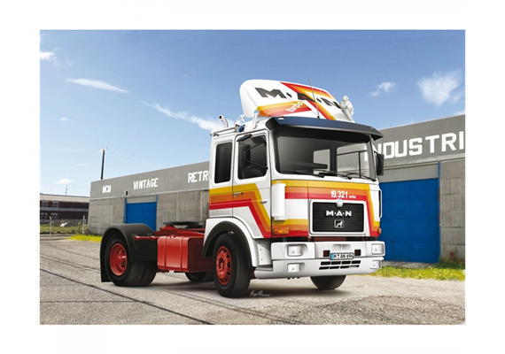 Italeri 3946 MAN F8 19.321 2Achs - Massstab 1:24 | Bild 6