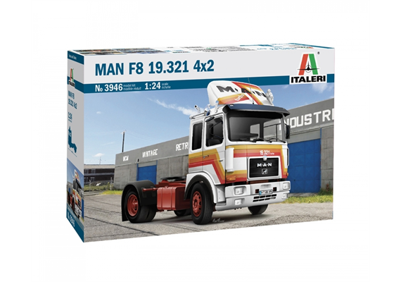 Italeri 3946 MAN F8 19.321 2Achs - Massstab 1:24 | Bild 1