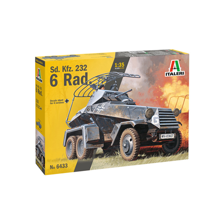 Italeri 6433 Dt. Sd.Kfz. 232 6 Rad - Massstab 1:35
