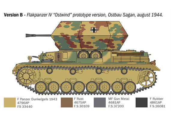 Italeri 6594 Flakpanzer IV Ostwind - Massstab1:35 | Bild 4