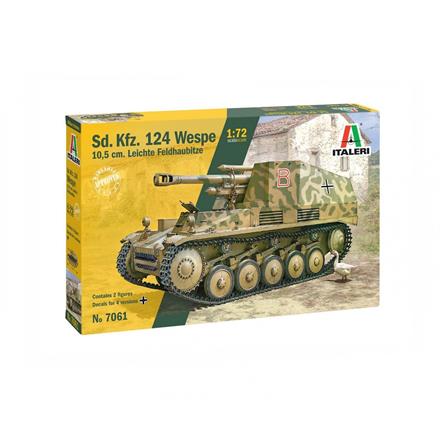 Italeri 7061 Sd.Kfz.124 Wespe 10.5 cm - Massstab 1:72
