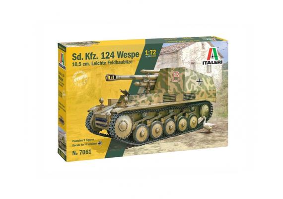 Italeri 7061 Sd.Kfz.124 Wespe 10.5 cm - Massstab 1:72 | Bild 1