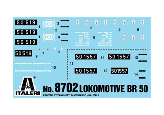 Italeri 8702 Lokomotive BR50, Bausatz - Massstab 1:87 (H0) | Bild 5