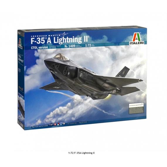 Italeri 1409 F-35 A Lightning II Lockheed Martin, Massstab 1:72