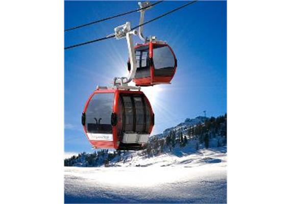 Jägerndorfer 84173 Umlaufkabine Omega IV rot "Scuol Engadin" - Massstab 1:32