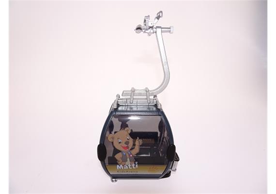 Jägerndorfer 84190-2 Gondel Omega IV Kabine Andermatt "Matti" anthrazit 1:32 | Bild 2