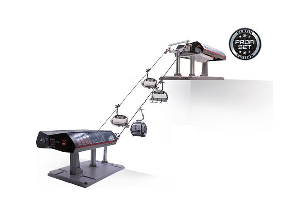 Jägerndorfer 84494 Profi-Set Umlaufbahn, Lange Wandbahn (Ischgl) - Massstab 1:32