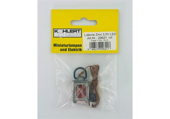 Kahlert 29621 LED-Laterne Zinn, 3 cm