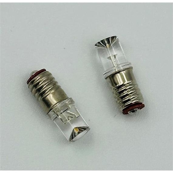 Kahlert 53529 LED Schraubbirne E5.5, 3-4,5V, warm-weiss, 10-18 mA, 2 Stück