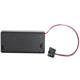 Kahlert 60893 Batteriebox schwarz mit Kabel und Schalter für 2 x 1,5V AA (ohne Batterien)