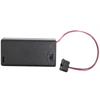 Kahlert 60893 Batteriebox schwarz mit Kabel und Schalter für 2 x 1,5V AA (ohne Batterien)