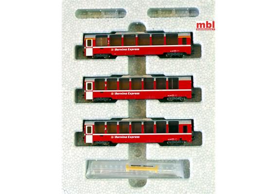 Kato 10-1655 Bernina-Express 3-teiliges Personenwagenset - N (1:160) | Bild 2