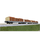 Kato 10-1891 RhB Rungenwagen R-w Holztransport - N (1:160)