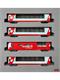 Kato 10-2027 Glacier Express Personenwagen-Set 4-tlg RhB - N (1:160)