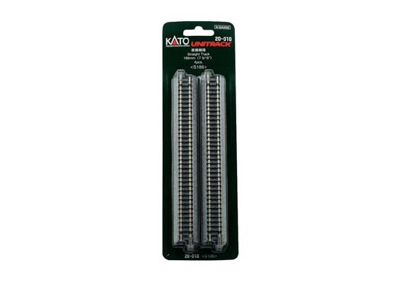 Kato 20-010 Gleis gerade 186 mm, 4 Stück - N (1:160)
