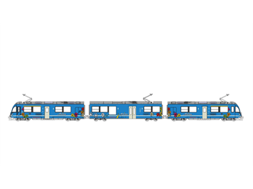 Kato 7074076 RhB Allegra ABe 8/12 3 teilig #3500 Arosa Desing - N (1:160)