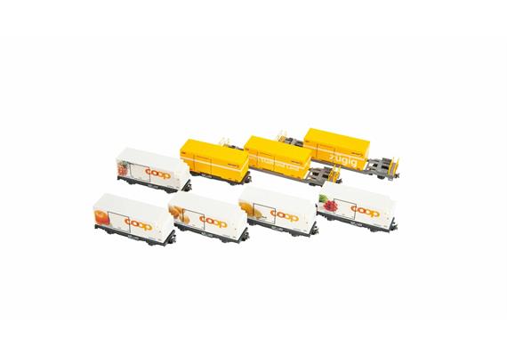 Kato 7074102 (10-1731) RhB Kühl- & Güterwagen, 8-teiliges Set, N (1:160) | Bild 2