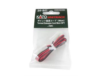 Kato 7078502 (24-841) Verlängerungskabel für Weichen rot/schwarz