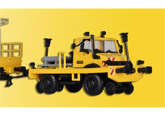 Kibri 16062 Zweiwegeunimog mit Zug- und Schubrahmen HO | Bild 3