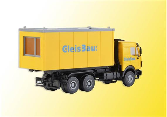 Kibri 16310 MB LP Wechsellader mit GleisBau Bürocontainer HO | Bild 2