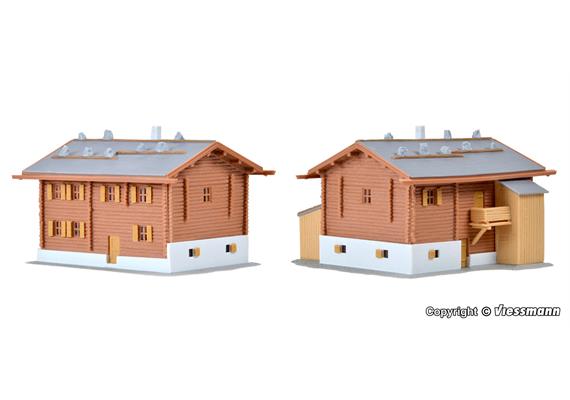 Kibri 37030 Ländliche Häuser Sertig, 2 Stück - N (1:160) | Bild 4