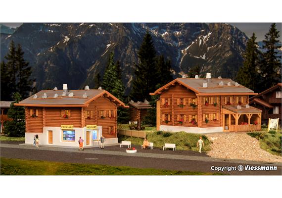 Kibri 37030 Ländliche Häuser Sertig, 2 Stück - N (1:160) | Bild 2