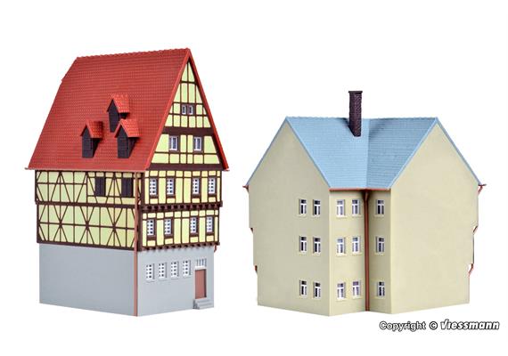 Kibri 37101 Hohes Haus mit Eckhaus - N (1:160) | Bild 4