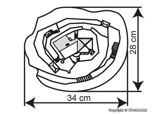 Kibri 37304 Burg Branzoll - N (1:160) | Bild 4