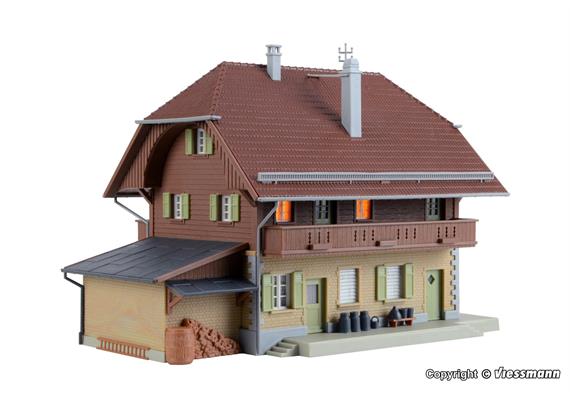 Kibri 38024 Käserei Thal in Heimisbach inkl. Hausbeleuchtungs-Startset, Bausatz - H0 | Bild 4
