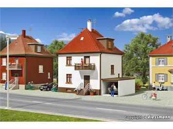 Kibri 38200 Siedlungshaus mit Garage - H0 (1:87)